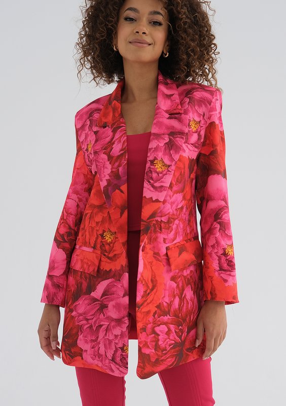 Gia - Floral patterned blazer