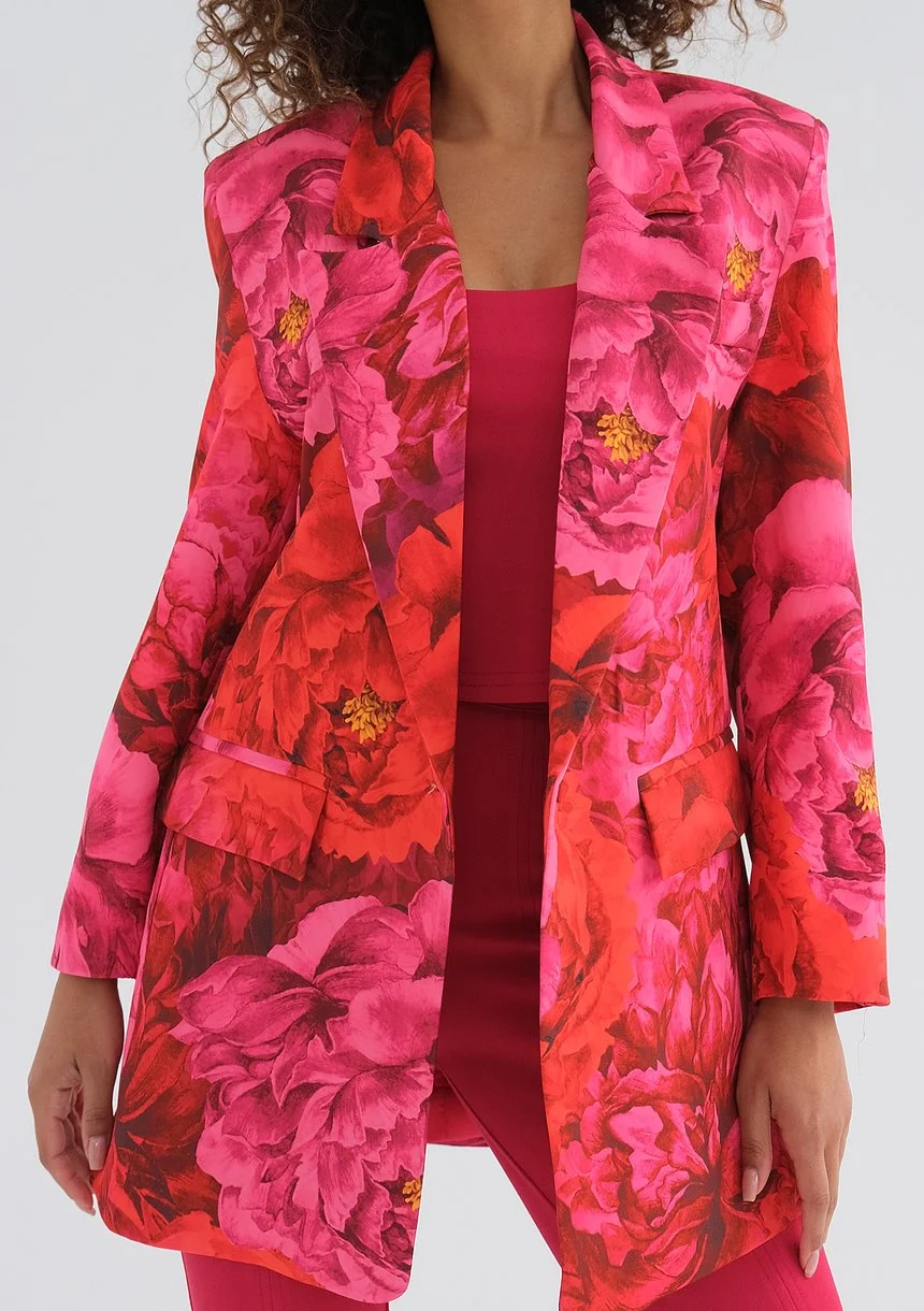 Gia - Floral patterned blazer