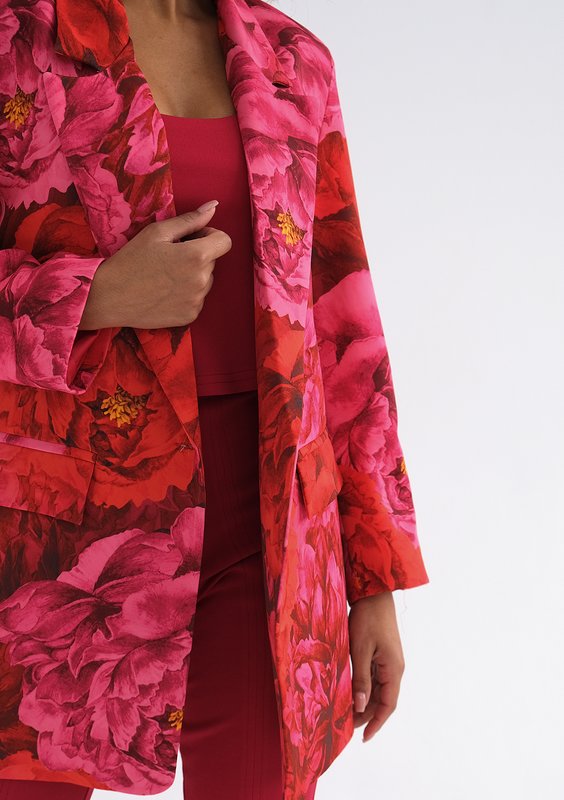 Gia - Floral patterned blazer