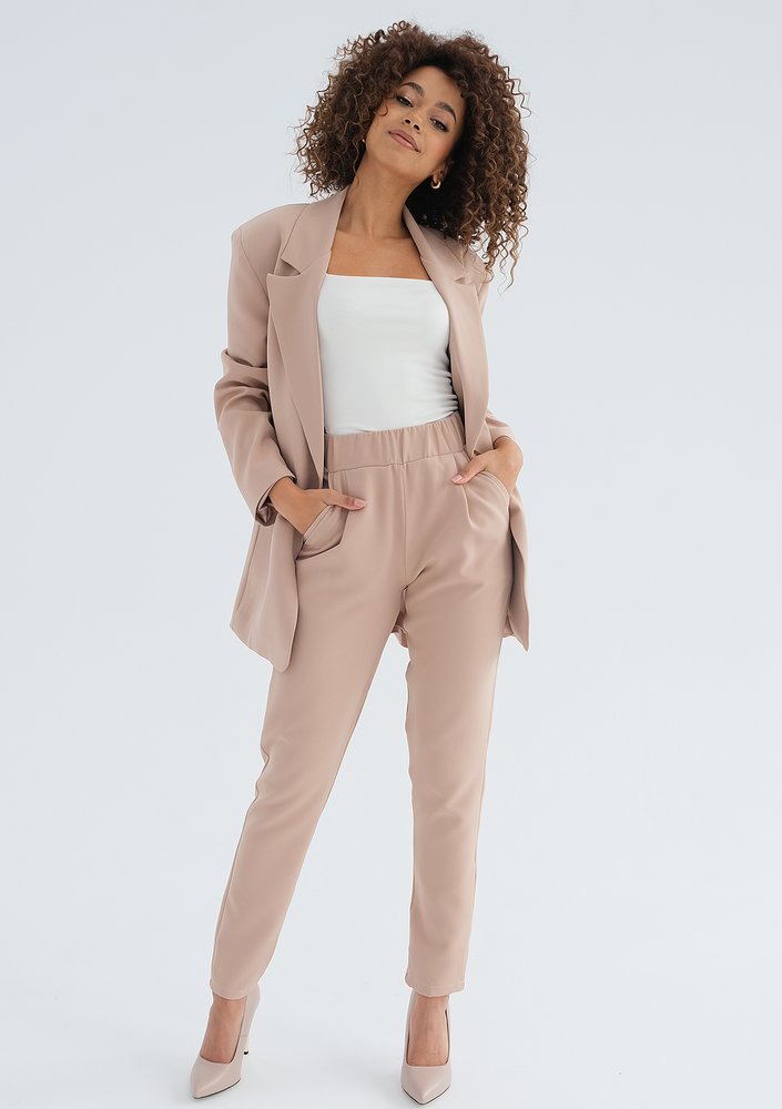 Onzu - Nude trousers