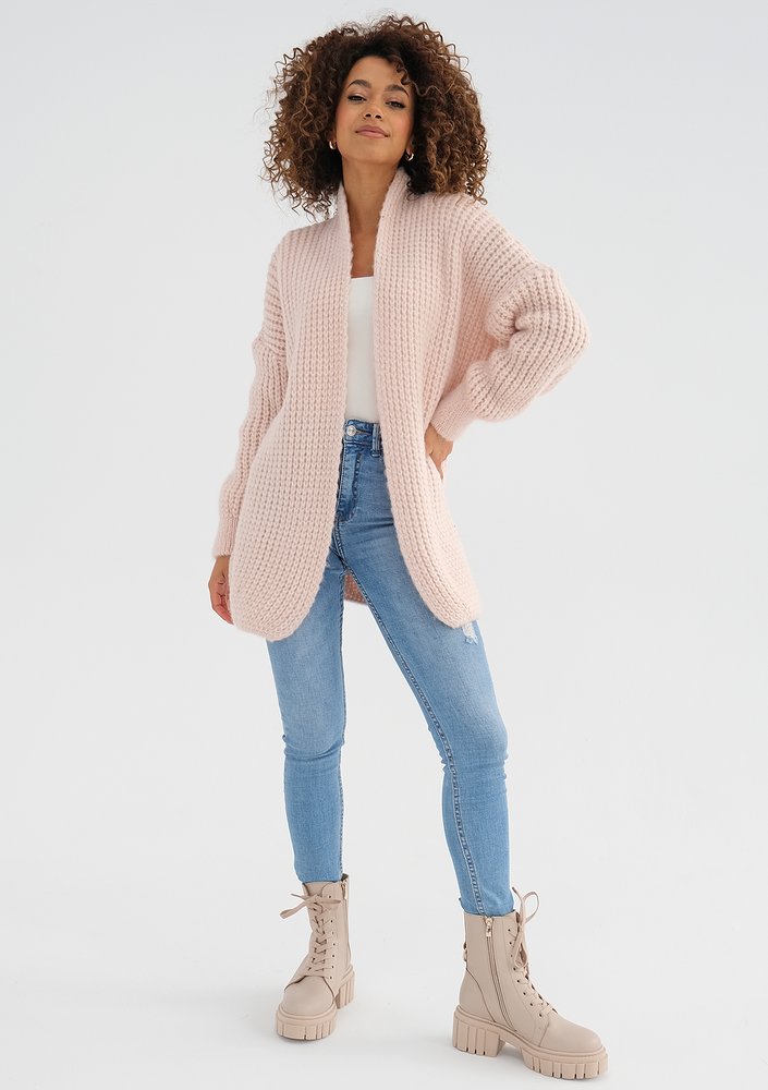 Marly - Powder pink cardigan