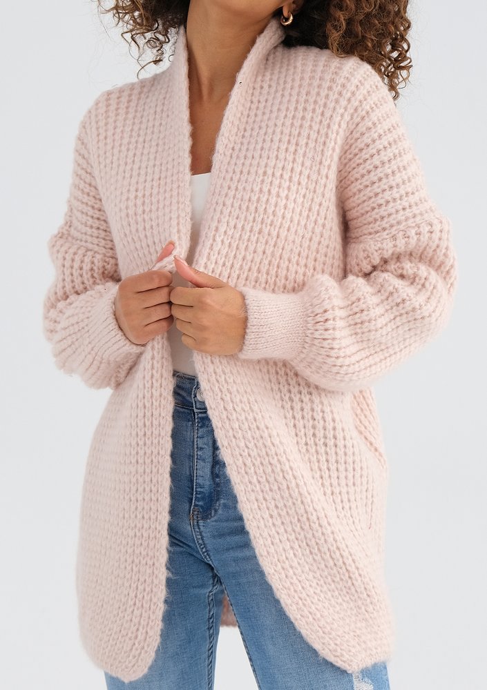 Marly - Powder pink cardigan