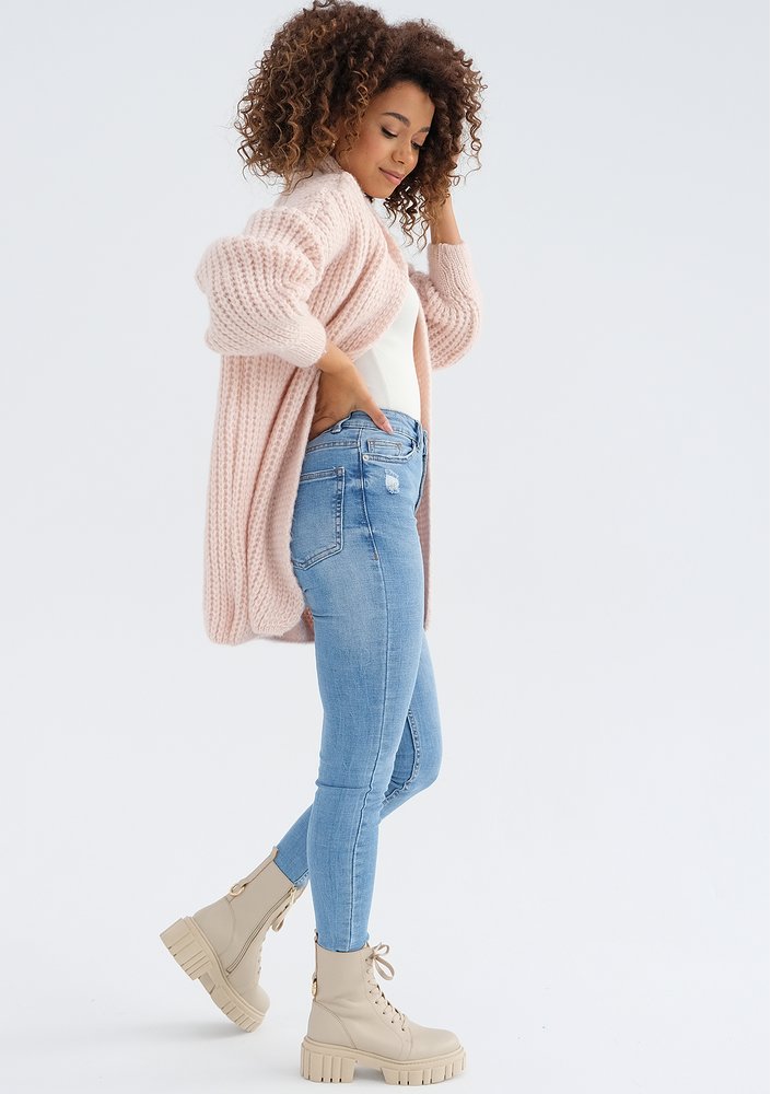 Marly - Powder pink cardigan