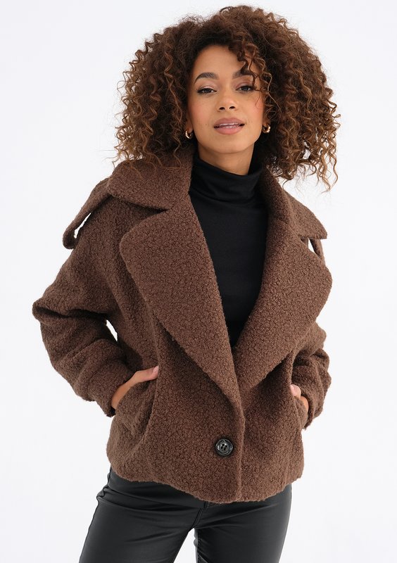Cofi - Brown boucle jacket