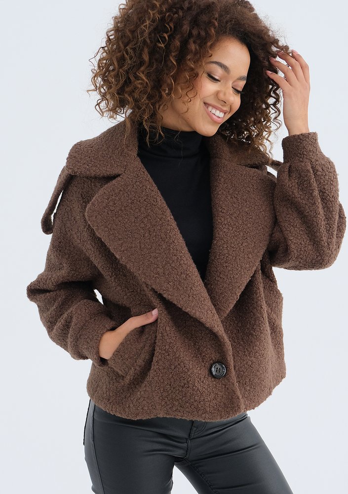 Cofi - Brown boucle jacket