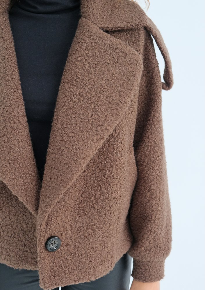 Cofi - Brown boucle jacket