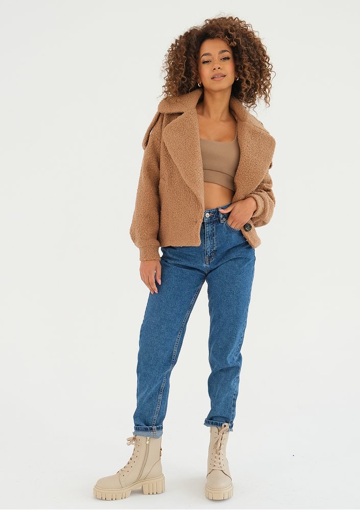 Cofi - Camel boucle jacket