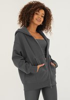 York - Bluza rozpinana oversize Dark Stone