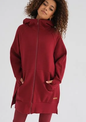 Heet - Long biking red zipped hoodie