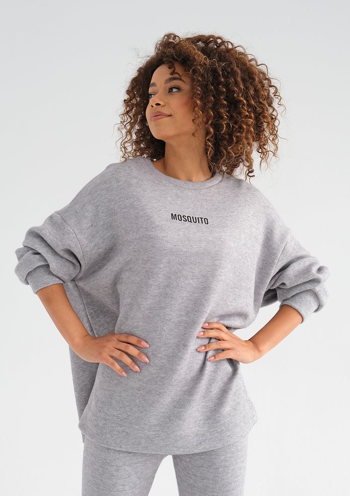 Mosly - Bluza oversize Szara