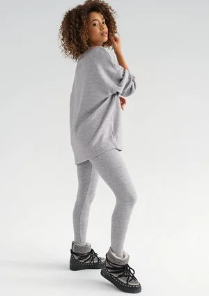 Mosly - Basic grey oversize sweatshirt