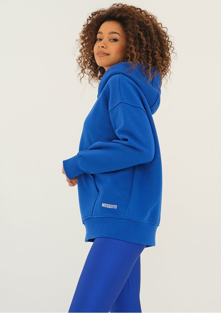 York - Bluza rozpinana oversize Cobalt Blue