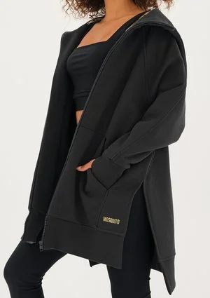 Heet - Długa bluza rozpinana Black
