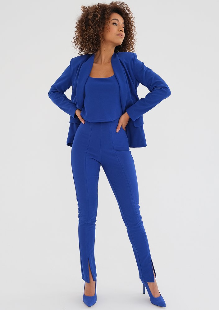 Goma - Cobalt blue trousers