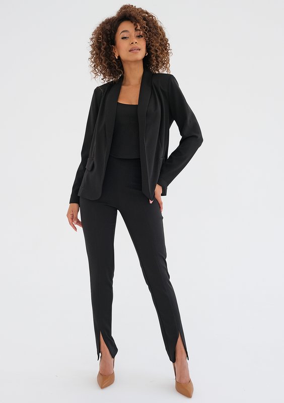 Goma - Black tied blazer