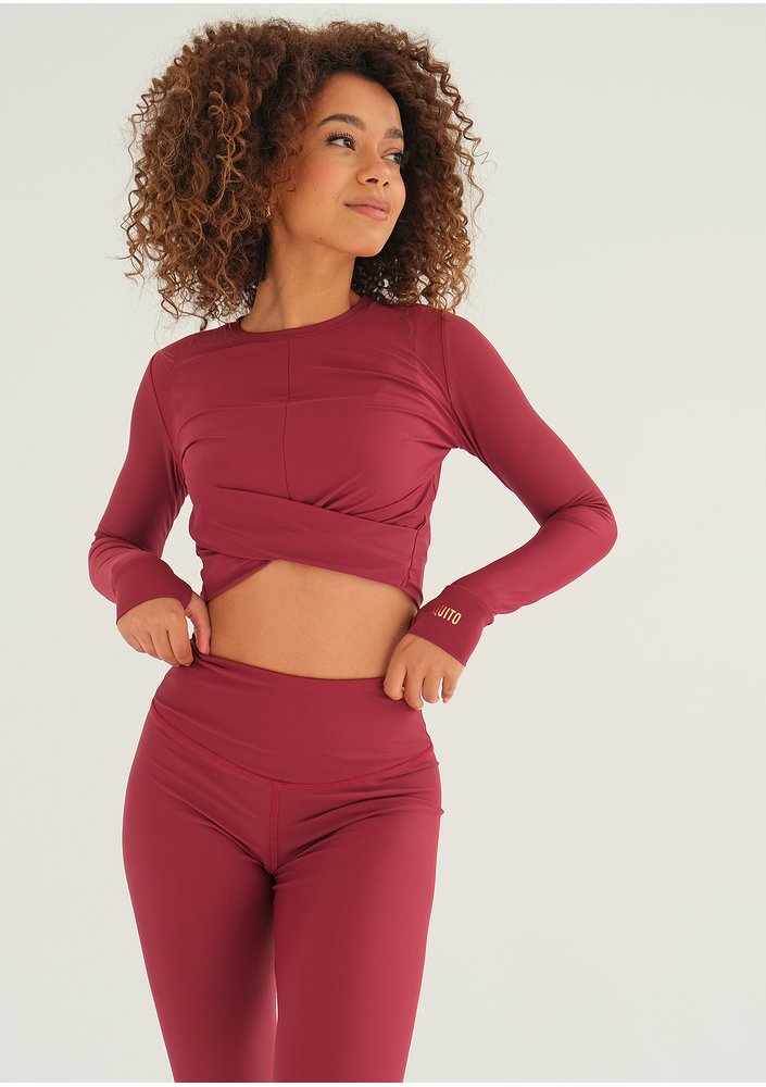 Alpha - Biking red long sleeve top