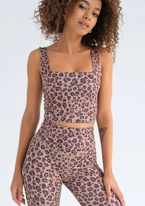 Classic - Beige leopard printed top