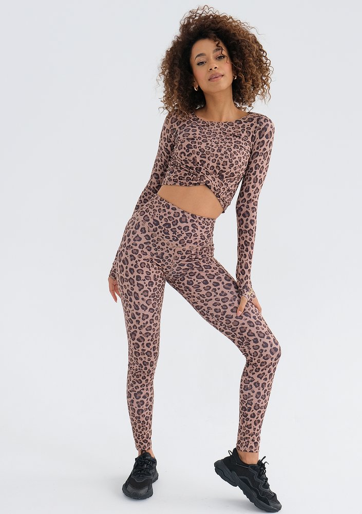 Alpha - Top Beige Leopard
