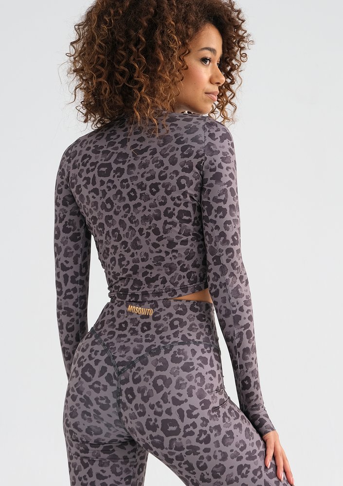 Alpha - Top Grey Leopard