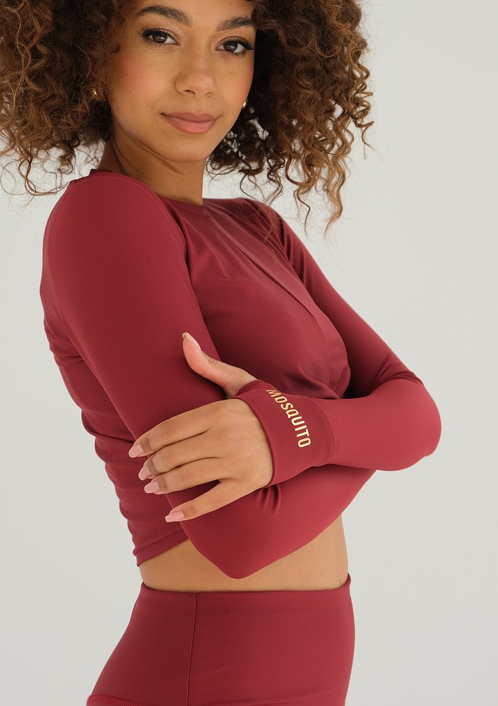 Alpha - Biking red long sleeve top