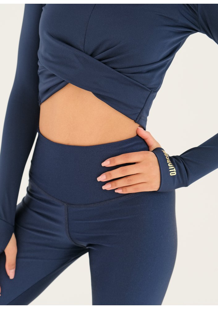 Alpha - Monaco navy long sleeve top