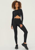 Alpha - Black grey long sleeve top