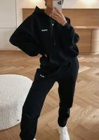 Pure - black loose fit sweatpants