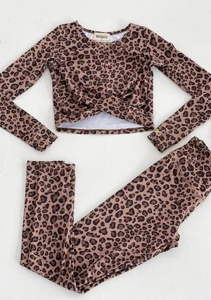 Alpha - Top Beige Leopard