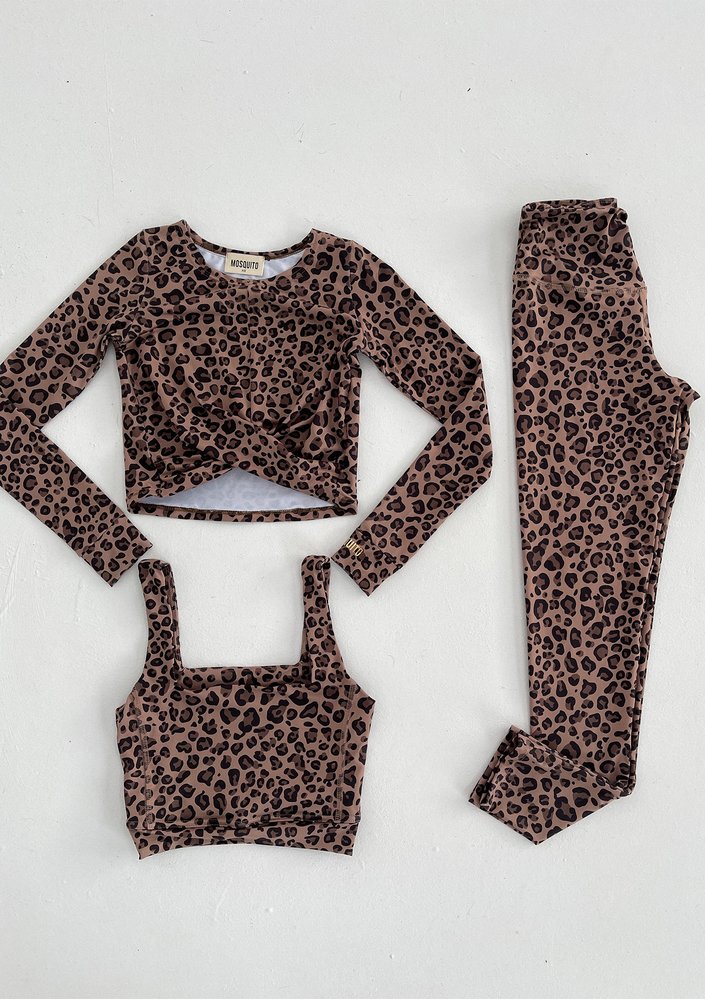 Hi Pure - Legginsy Beige Leopard