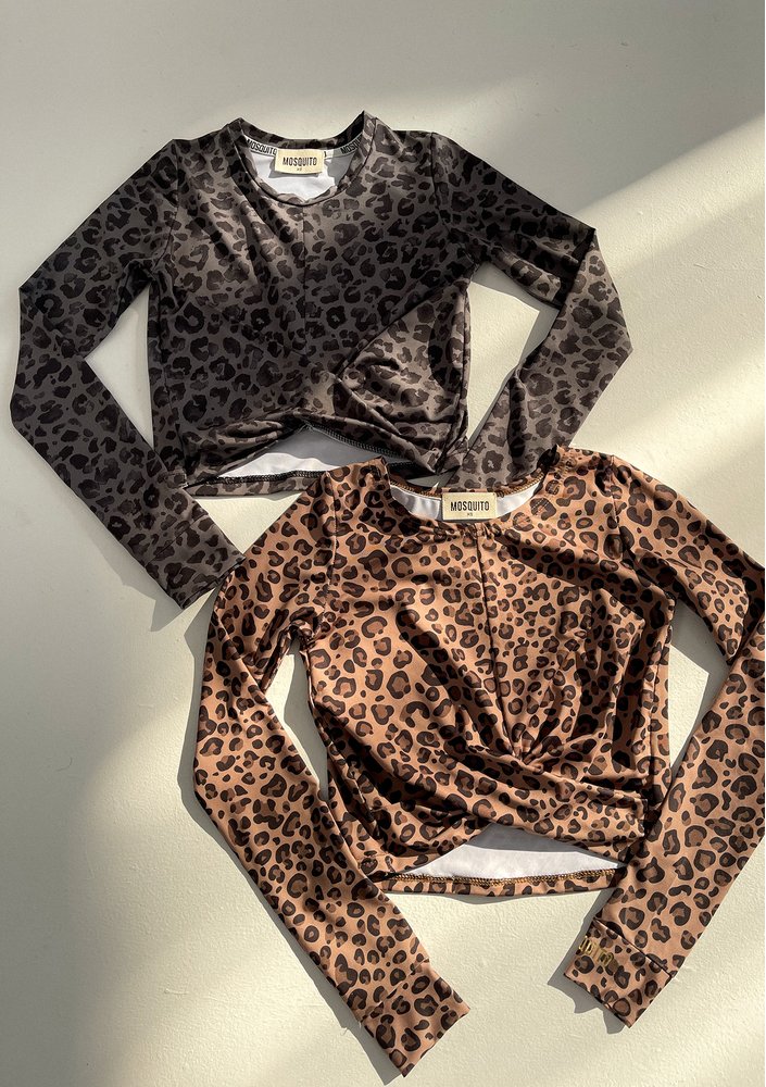 Alpha - Top Grey Leopard