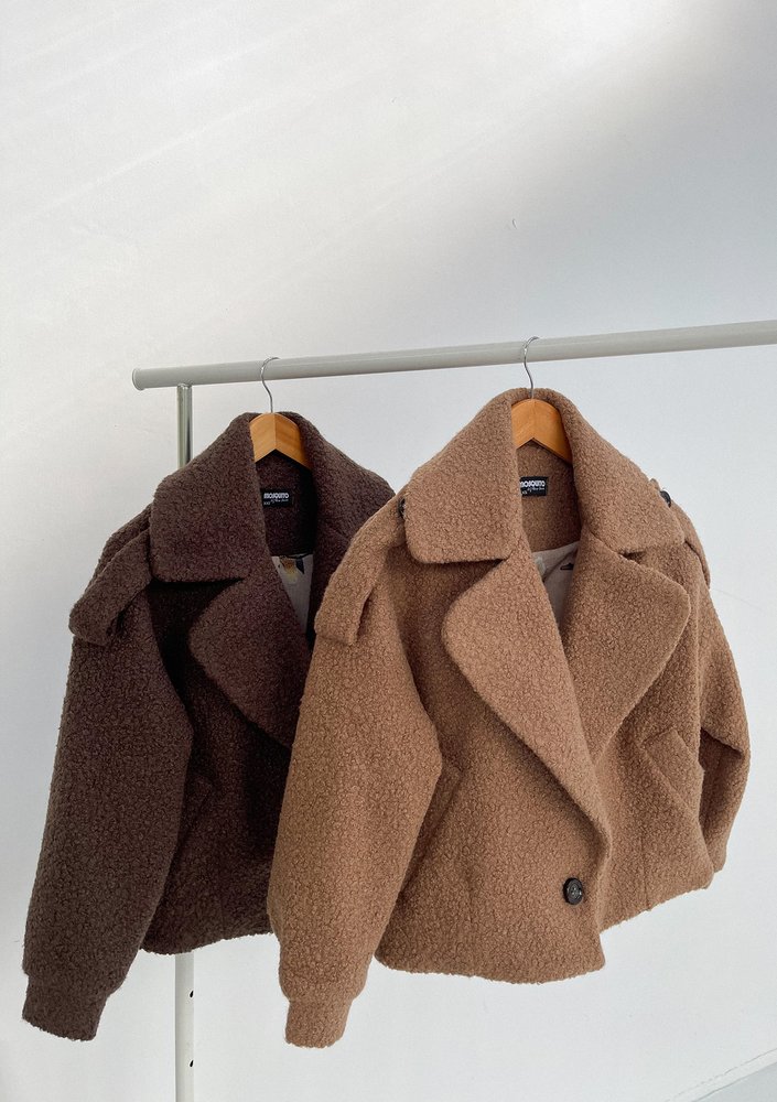 Cofi - Camel boucle jacket