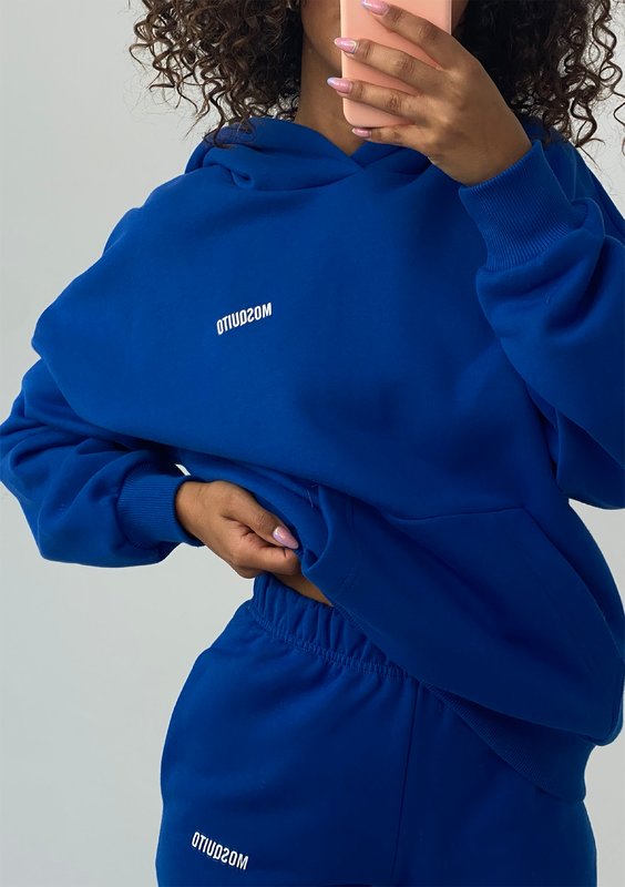 Pure - Cobalt blue hoodie