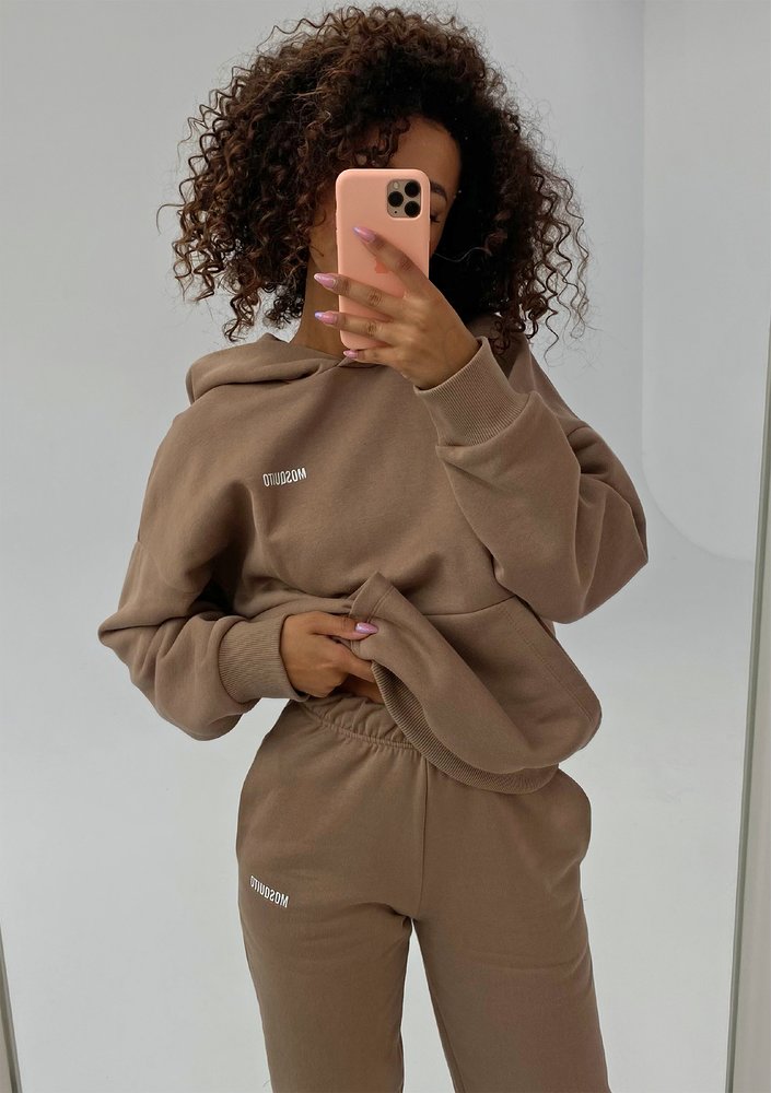 Pure - Coffee beige hoodie