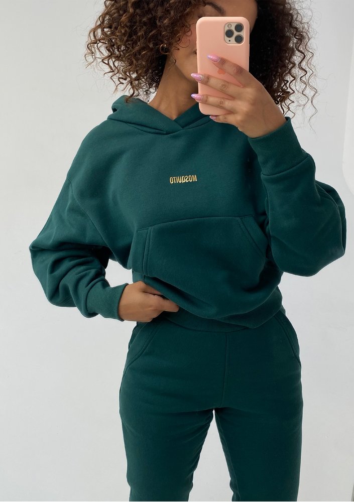 Venice - Bluza z kapturem Deep Green