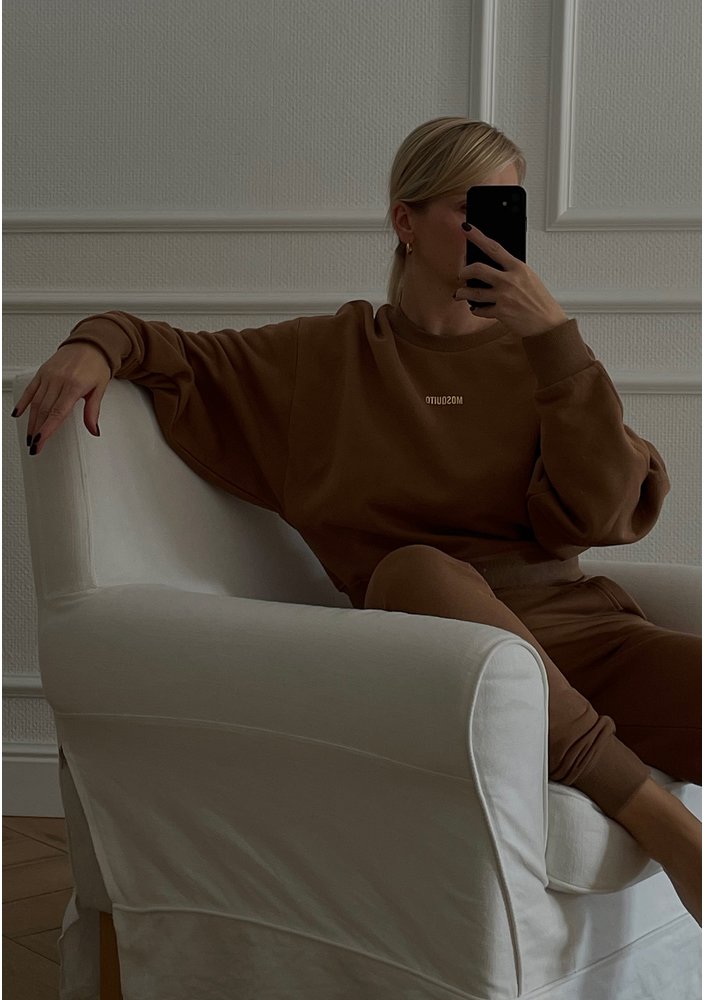 Venice - Caramel brown sweatshirt