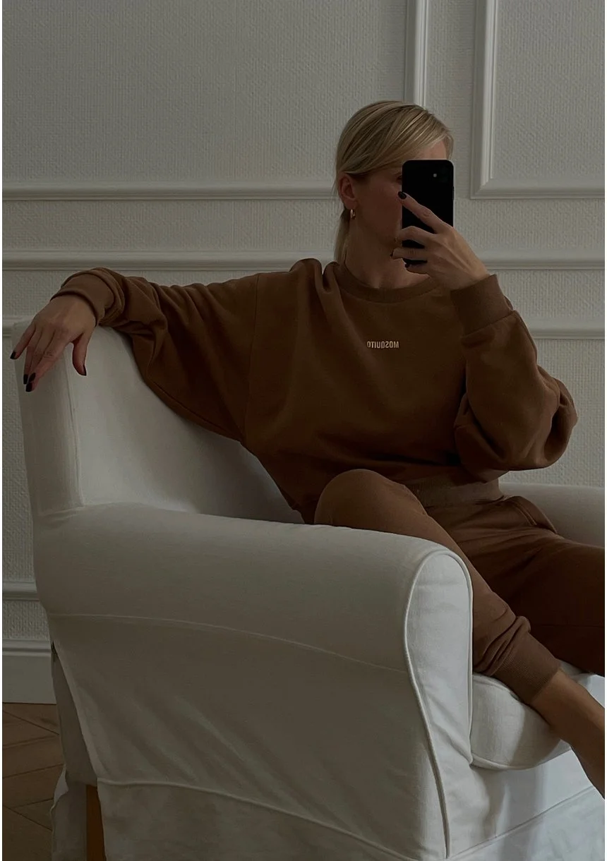 Venice - Caramel brown sweatshirt
