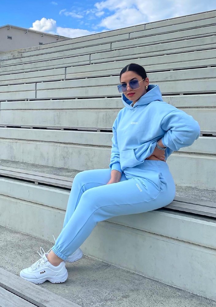 Baby Blue loose fit sweatpants