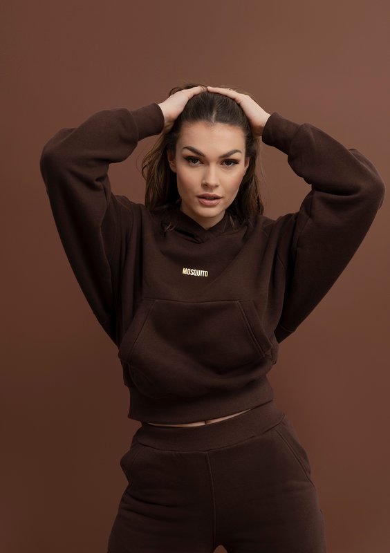 Bluza z kapturem Dark Brown ILM