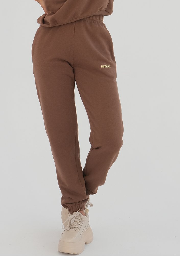 Pure - choco brown loose fit sweatpants