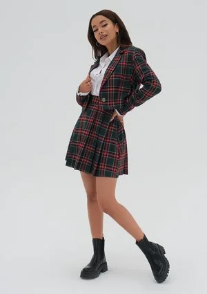 Blowe - Green checked mini skirt