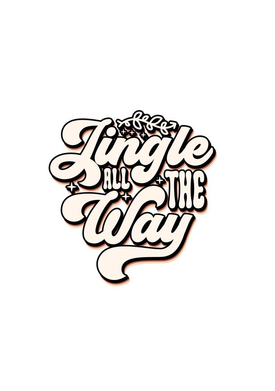 Jolly - Christmas dark stone grey sweatshirt "Jingle..."