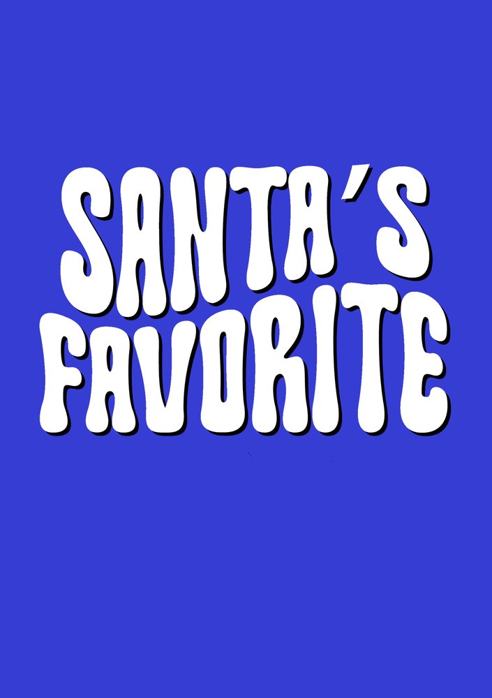 Jolly - Christmas cobalt blue sweatshirt "Santa's..."