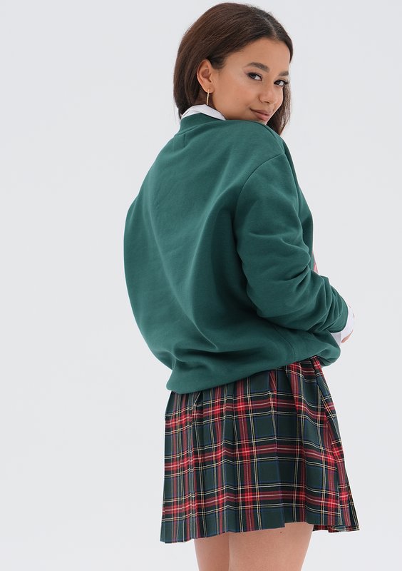 Jolly - Bluza świąteczna ,,Santa..." Deep Green