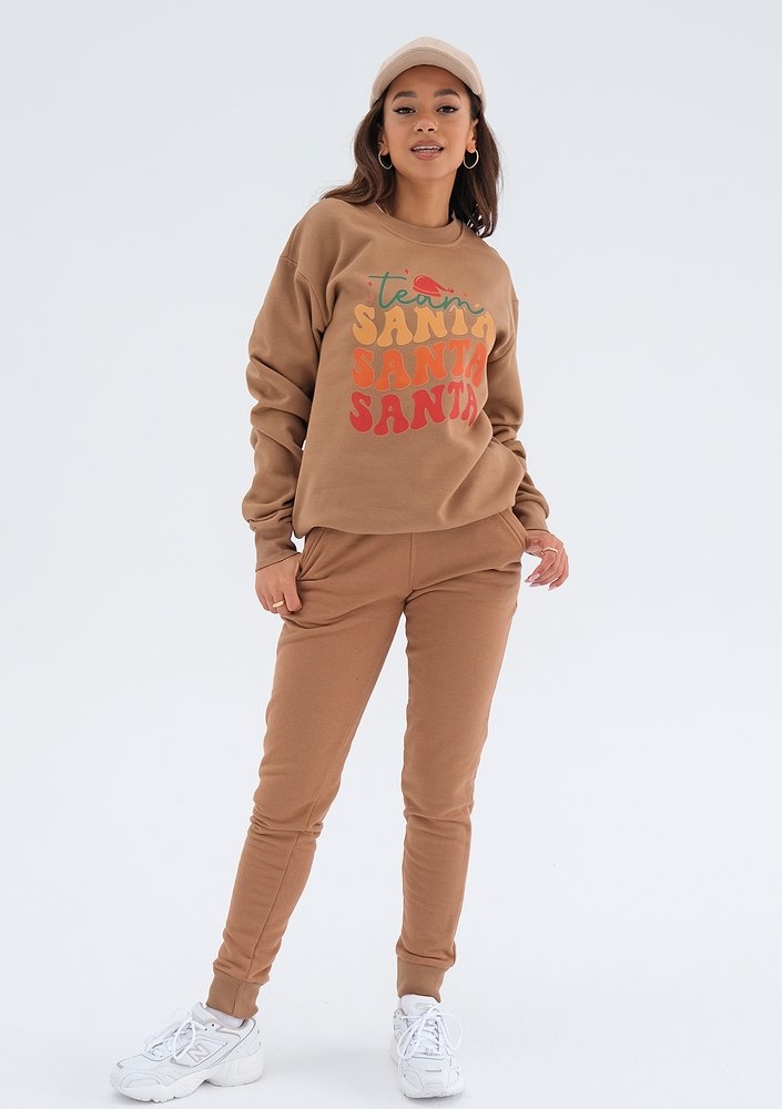 Jolly - Bluza świąteczna ,,Team..." Carmel