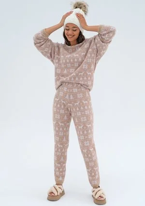 Snowee - Beige knitted pants