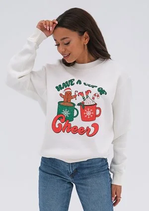 Jolly - Christmas creamy sweatshirt "Have a..."