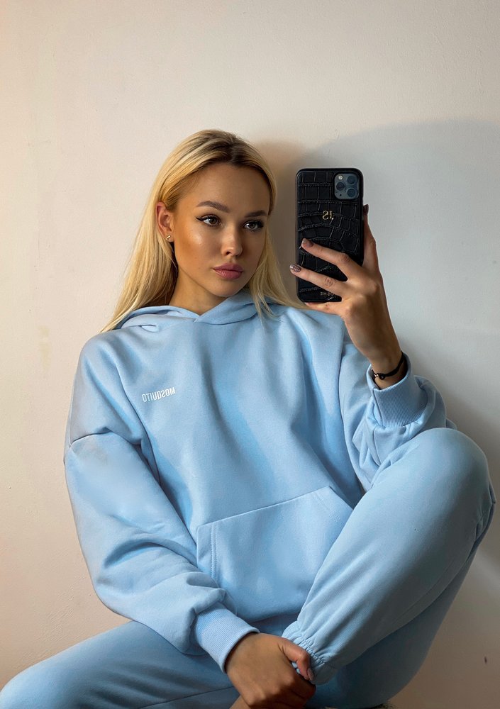 Bluza z kapturem Baby Blue ILM