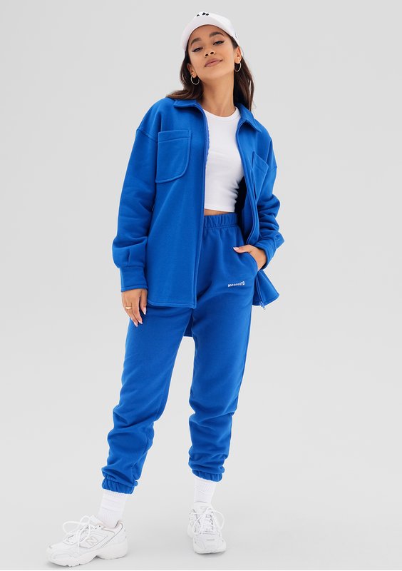 Uniqo - Koszulowa bluza Cobalt Blue