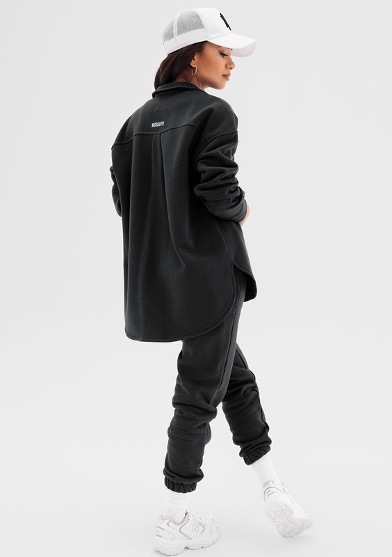 Uniqo - Koszulowa bluza Black