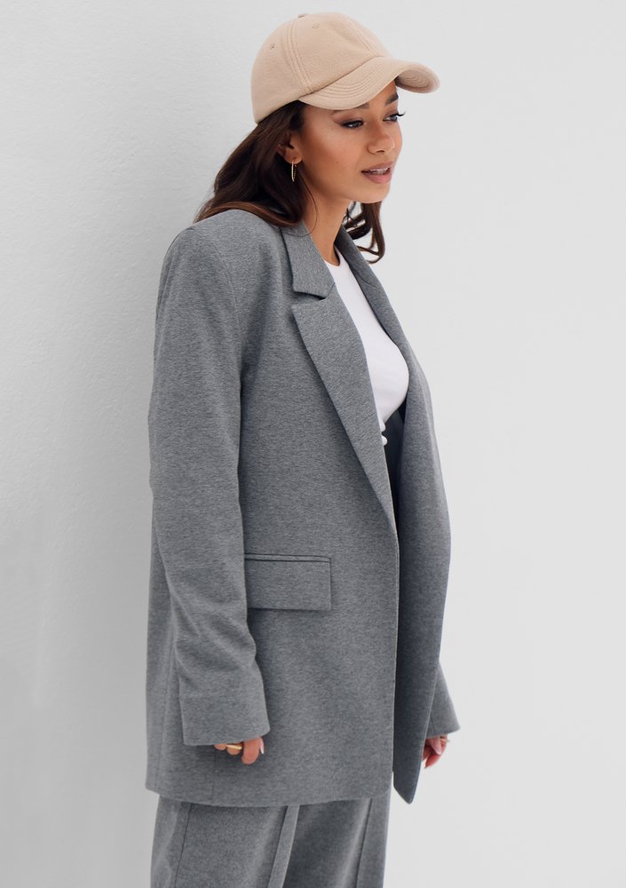 Zura - Grey oversize blazer